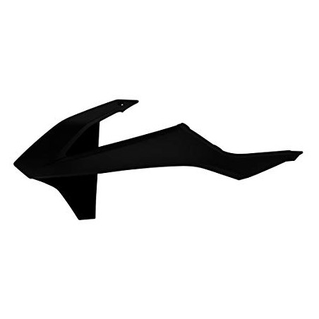 POLISPORT OSŁONY CHŁODNICY (KOMPLET) KTM SX/SXF `16-18 EXC `17-19 KOLOR CZARNY